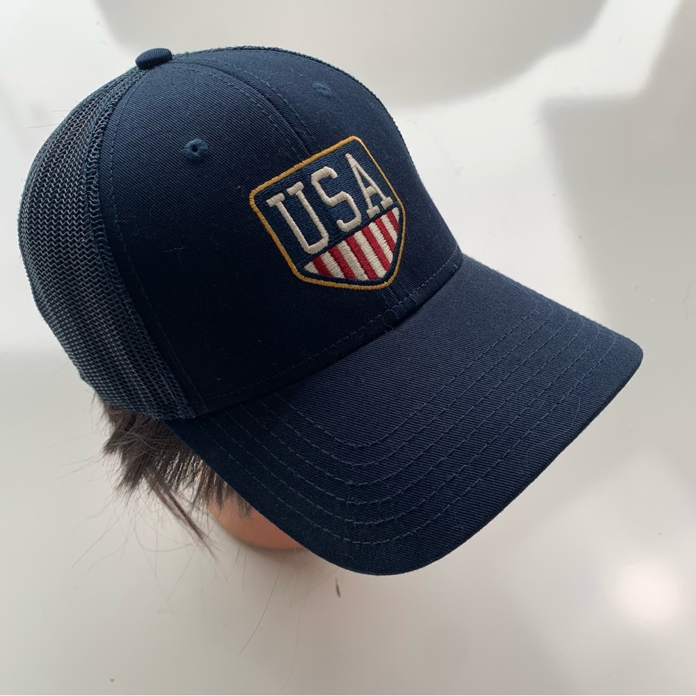 Team USA‎ Trucker Hat Blue Adjustable